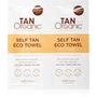 TanOrganic Toallitas Autobronceadoras Bio para Cara y Cuerpo
